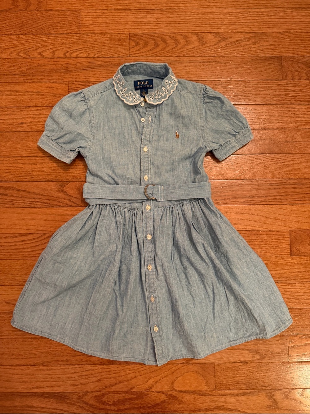 Polo Ralph Lauren Belted Chambray Shirt Dress